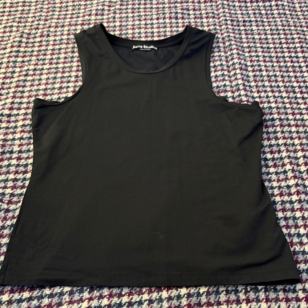 Acne Black Tank Top